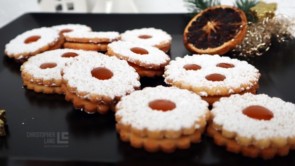 Linzer Augen backen zu Weihnachten