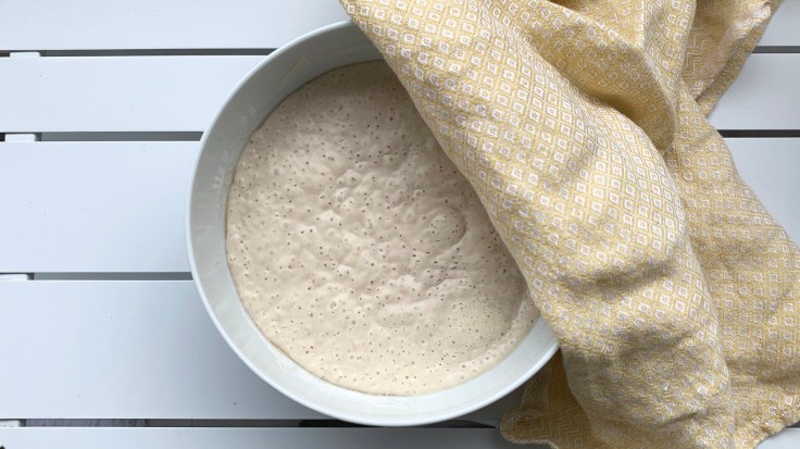 bärlauch ciabatta weizensauerteig