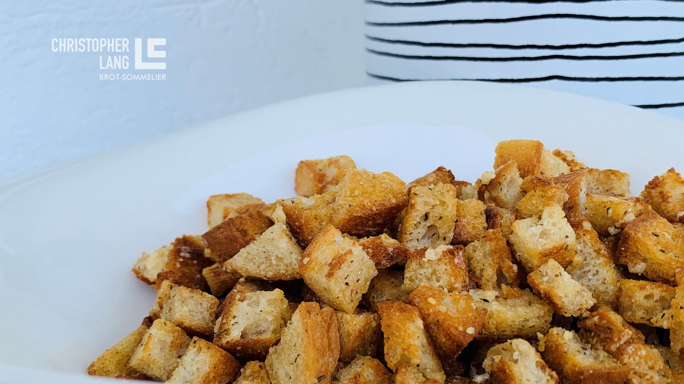 brot croutons rezept
