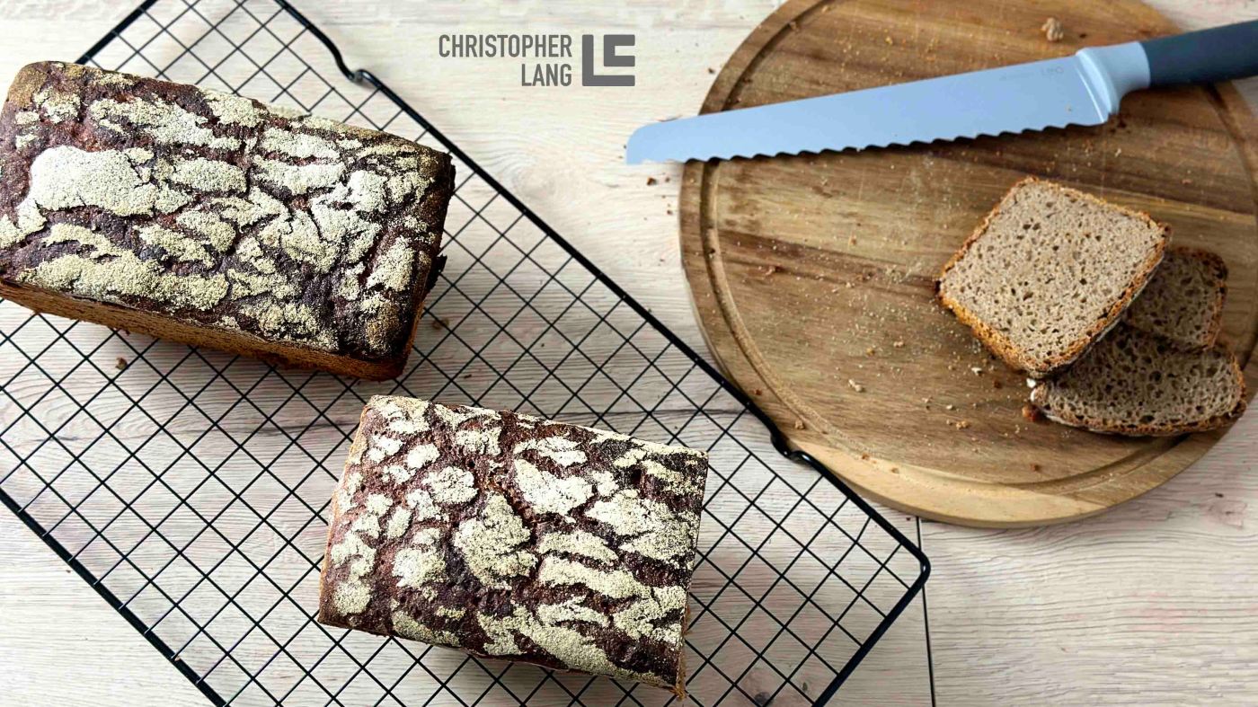 roggenvollkornbrot mit sauerteig