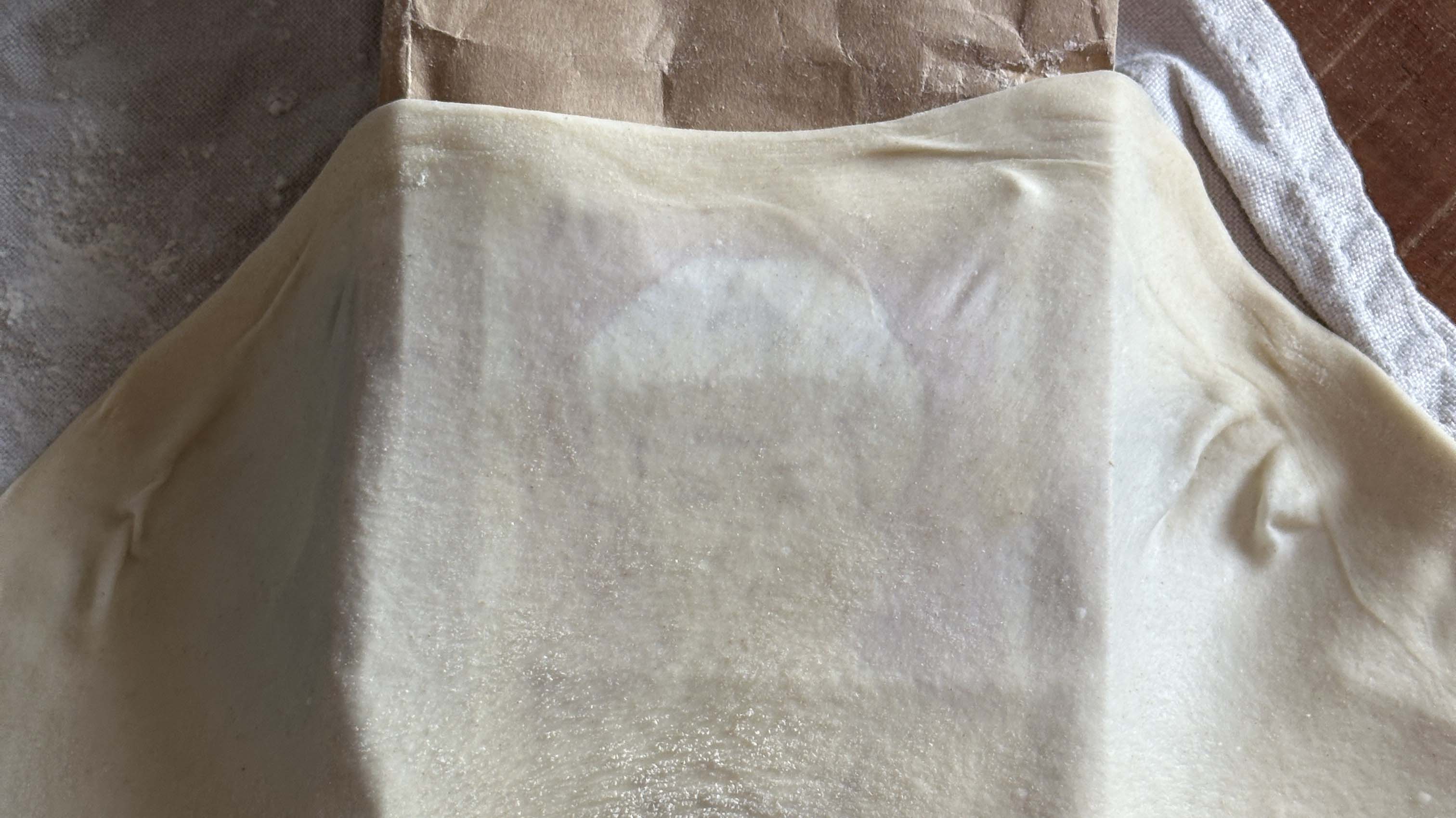 strudelteig dünn ausziehen