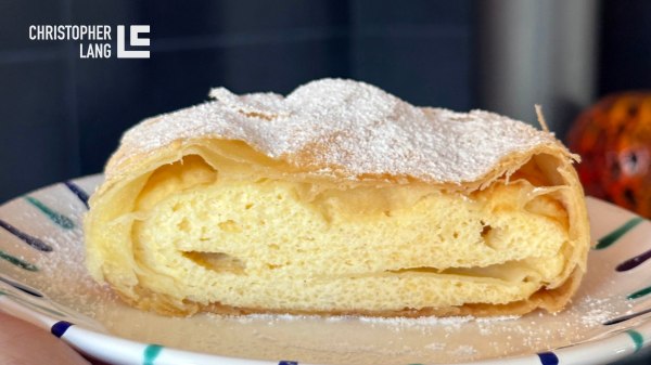 Topfenstrudel backen Christopher Lang