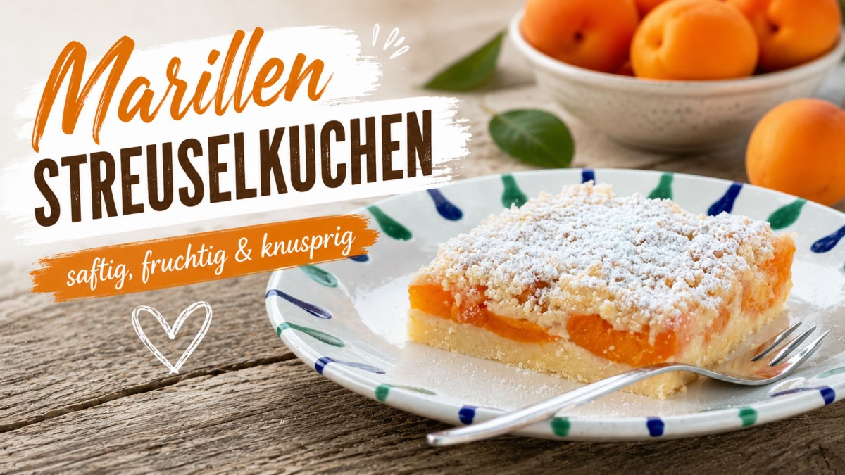 Marillenstreuselkuchen