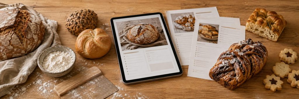 PDF-Rezeptpakete aus frรผheren Backkursen